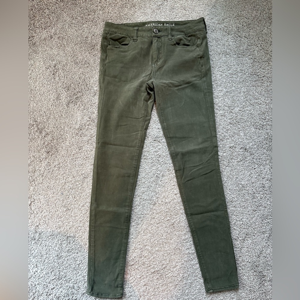 American Eagle Outfitters Khaki Super Stretch Jeans